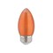 Satco S22707 2w C11 LED Satin Spun Amber 120v Medium Base 100lm 2100k bulb
